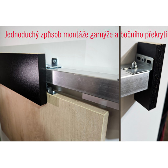 Posuvné dveře na stěnu MALIBU - komplet (dveře + garnýž + kolejnice) Posuvné dveře na stěnu MALIBU - komplet (dveře + garnýž + kolejnice)
