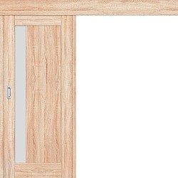 Posuvné dveře na stěnu Frézie 1 - Sonoma 3D Greko