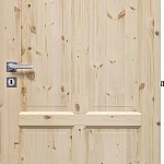 Dřevěné dveře Berlin 2S (Kvalita B)