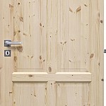 Dřevěné dveře Berlin PN (Kvalita B)