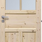 Dřevěné dveře Londyn 4S (Kvalita B)