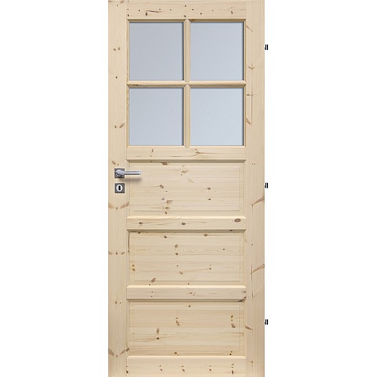 Dřevěné dveře Manchester 4S (Kvalita B)