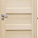 Dřevěné dveře Oslo 1S