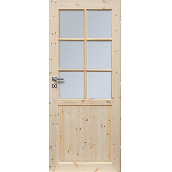 Dřevěné dveře Toronto 6S (Kvalita B)