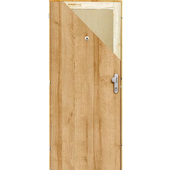 Bezpečnostní dveře BT 2 - Dub ST CPL, 80/197 cm, P
