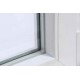 Plastové okno | 120 x 50 cm (1200 x 500 mm) | bílé | sklopné
