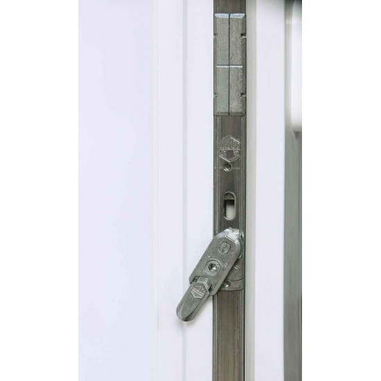 Plastové dveře | 95 x 205 cm (950 x 2050 mm) | bílé |otevíravé i sklopné | pravé