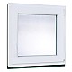 Plastové okno | 100 x 100 cm (1000 x 1000 mm) | bílé |otevíravé i sklopné | pravé