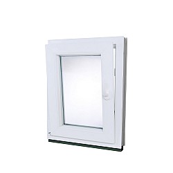 Plastové okno | 50x60 cm (500x600 mm) | bílé | otevíravé i sklopné | levé
