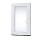 Plastové okno | 60x100 cm (600x1000 mm) | bílé | otevíravé i sklopné | levé