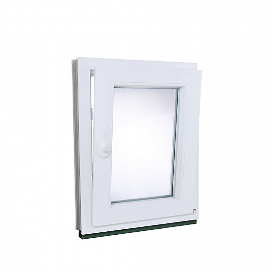 Plastové okno | 60 x 70 cm (600 x 700 mm) | bílé |otevíravé i sklopné | pravé