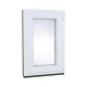 Plastové okno | 60 x 80 cm (600 x 800 mm) | bílé |otevíravé i sklopné | pravé