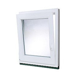 Plastové okno | 70x90 cm (700x900 mm) | bílé | otevíravé i sklopné | levé