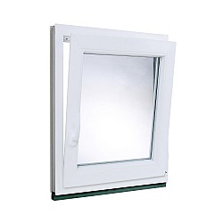 Plastové okno | 70 x 90 cm (700 x 900 mm) | bílé |otevíravé i sklopné | pravé