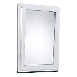Plastové okno | 80 x 120 cm (800 x 1200 mm) | bílé |otevíravé i sklopné | pravé