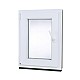 Plastové okno | 80x90 cm (800x900 mm) | bílé | otevíravé i sklopné | levé