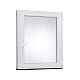 Plastové okno | 90 x 100 cm (900 x 1000 mm) | bílé |otevíravé i sklopné | pravé