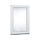 Plastové okno | 95 x 140 cm (950 x 1400 mm) | bílé |otevíravé i sklopné | pravé