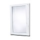 Plastové okno | 95x140 cm (950x1400 mm) | bílé | otevíravé i sklopné | levé