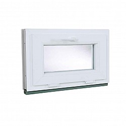 Plastové okno | 70 x 42 cm (700 x 420 mm) | bílé | sklopné