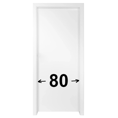"80" = 84,4/198,3 cm - ČSN Standard 