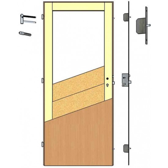 Bezpečnostní dveře BT 2 - Výška 210 cm