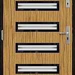 Venkovní vchodové dveře P86